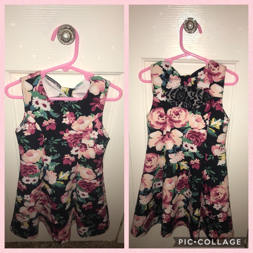 Abercrombie Girls Flowered Dress 5/6